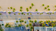 overview shot of miami beach