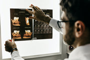 dentist looking at x-ray